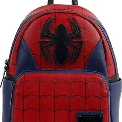 NWT Loungefly Marvel Spider Man Classic Cosplay Backgpack