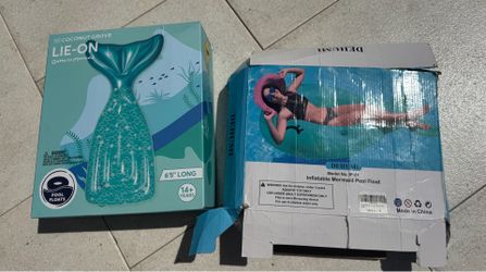 Brand new pool floats. Read description,if posted available. Only msg for pick up. See map for area