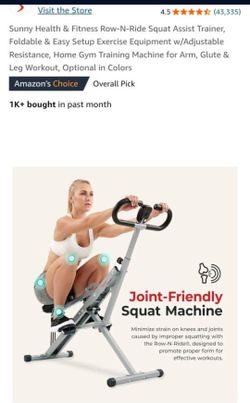 Sunny Squat trainer machine