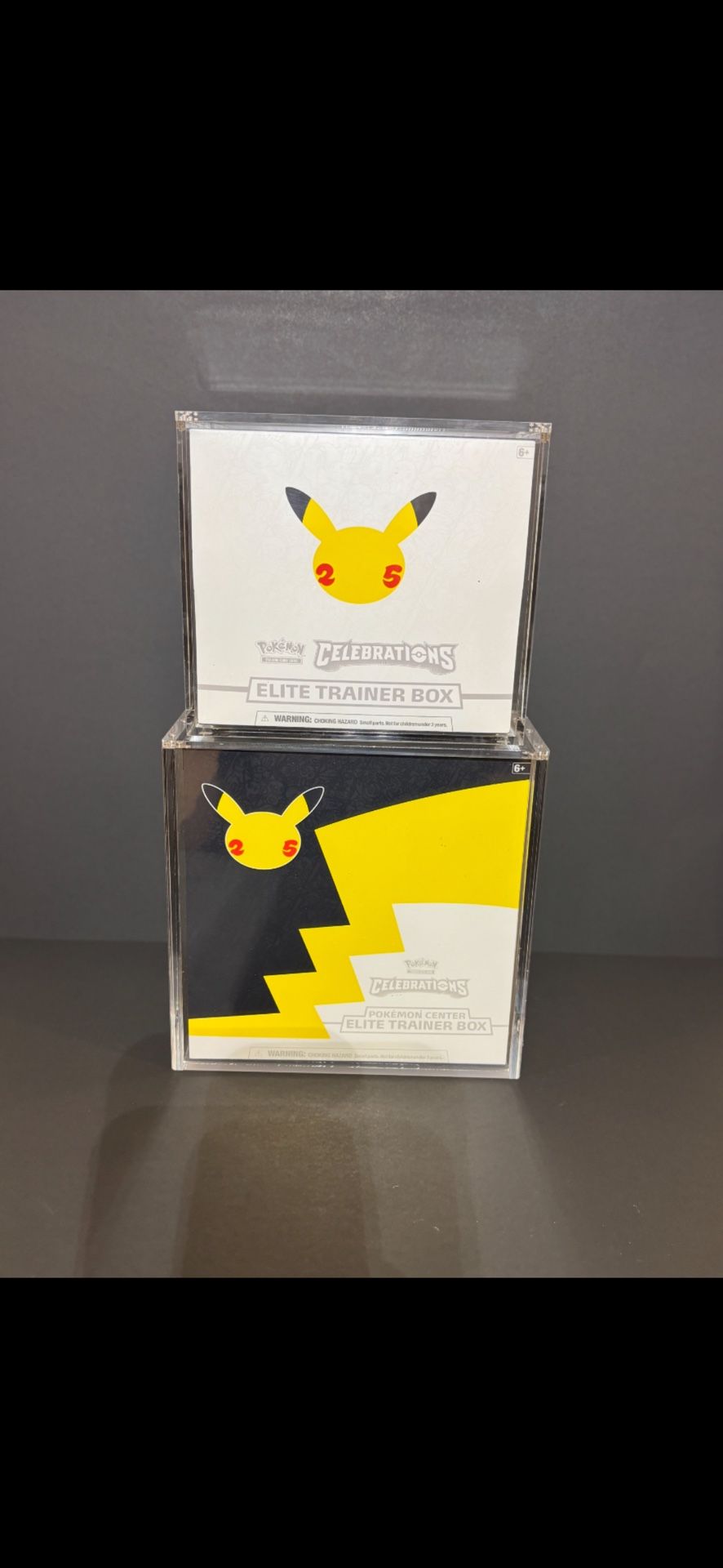 Pokemon Center 25th Anniversary Acrylic Case