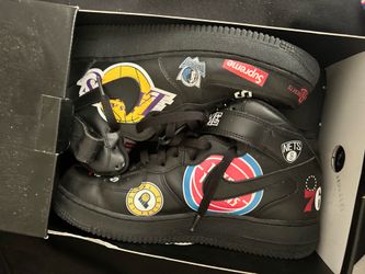 Supreme NBA  Nike Air Force 1 Sz 8