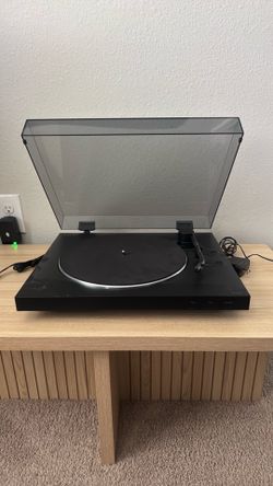 Sony PS-LX310BT Belt Drive Turntable: Fully Automatic Wireless Vinyl Record Player with Bluetooth and USB Output Black