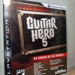 PS3 Guitar Hero #5