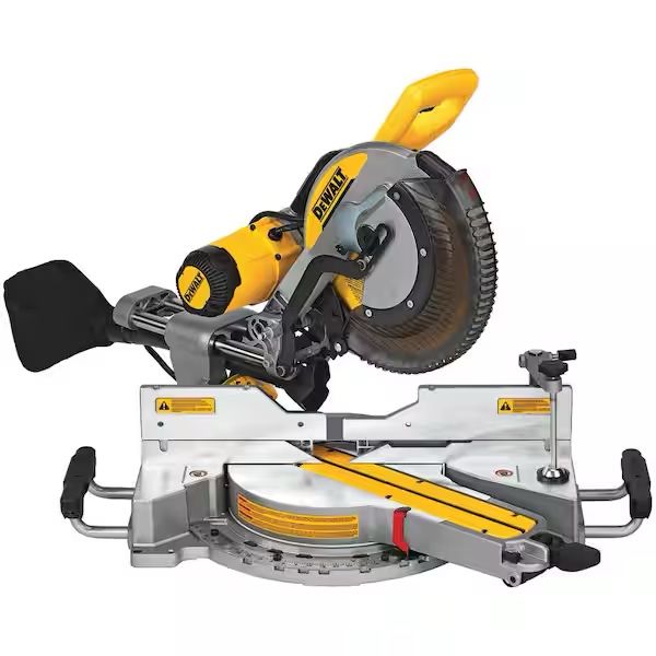 🎁 DEWALT DWS779 15 Amp Corded 12″ Dual Bevel Sliding Compound Miter Saw