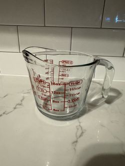 Anchor Hocking 2 Cup / 500ml Glass Measuring Cup