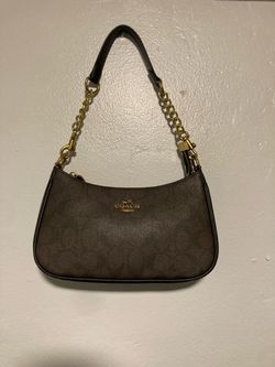 Coach brown Teri purse bag