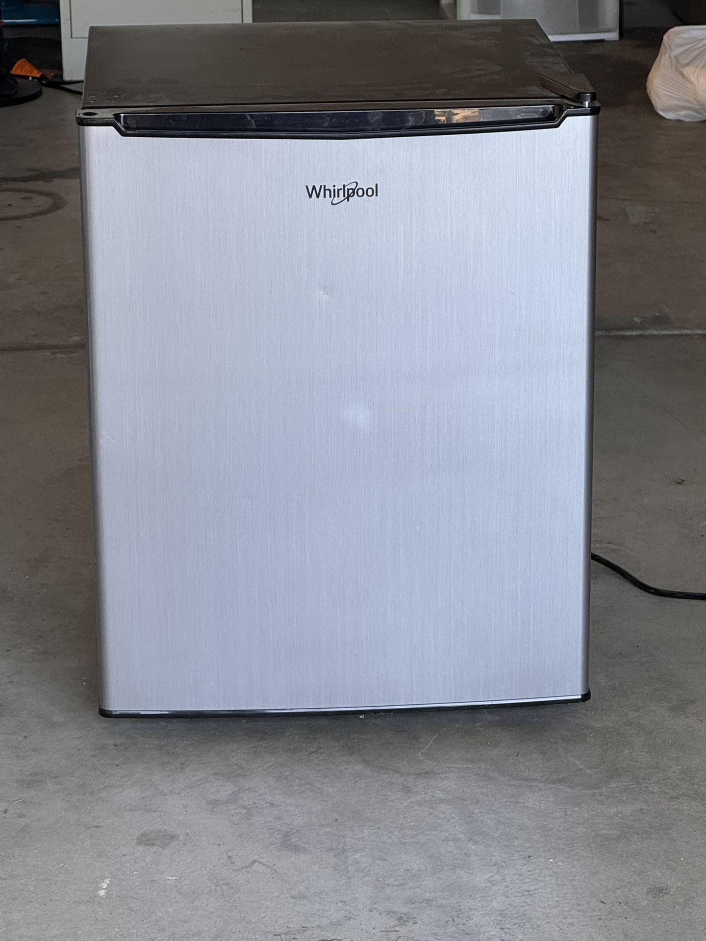 Stainless Steel Whirlpool 2.7 Cu.ft Mini Refrigerator