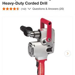 Milwaukee
7.5 Amp 1/2 in. Hole Hawg Heavy-Duty Corded Drill