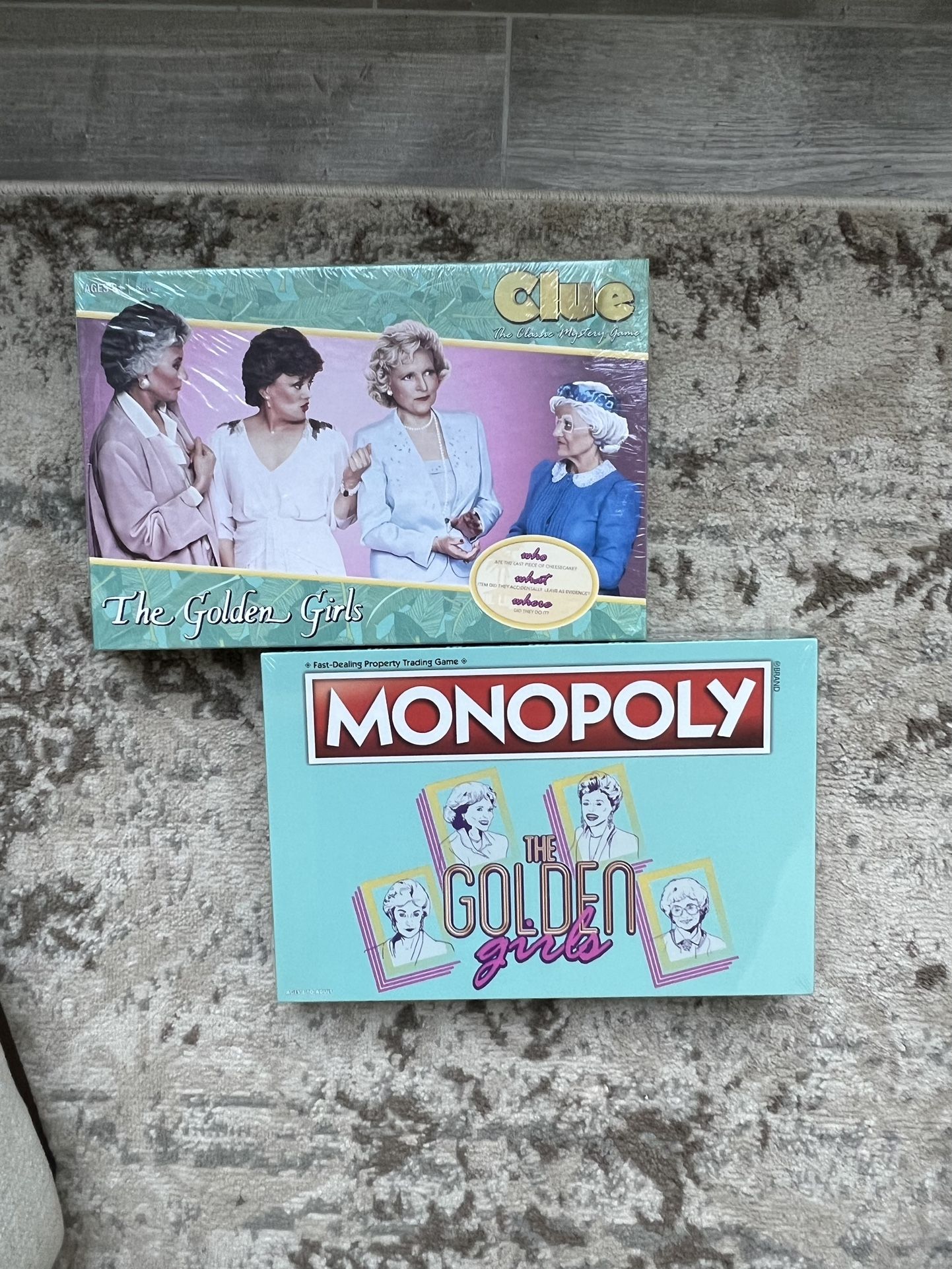 The Golden Girls Monopoly and Clue