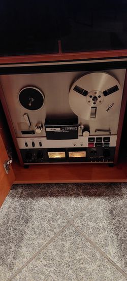 TEAC A-4300SX QUARTER INCH AUTO REVERSE REEL TO REEL TAPE RECORDER