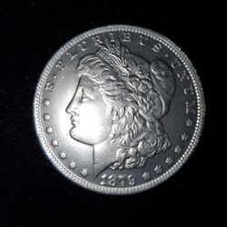 1879 MORGAN DOLLAR SILVER COIN .IN GREAT CONDITION 👍..REALLY HARD 2 FIND...REALLY NICE COIN...AVAILABLE FOR FAIR OFFERS..CHECK OUT MY PAGE FOR MORE..