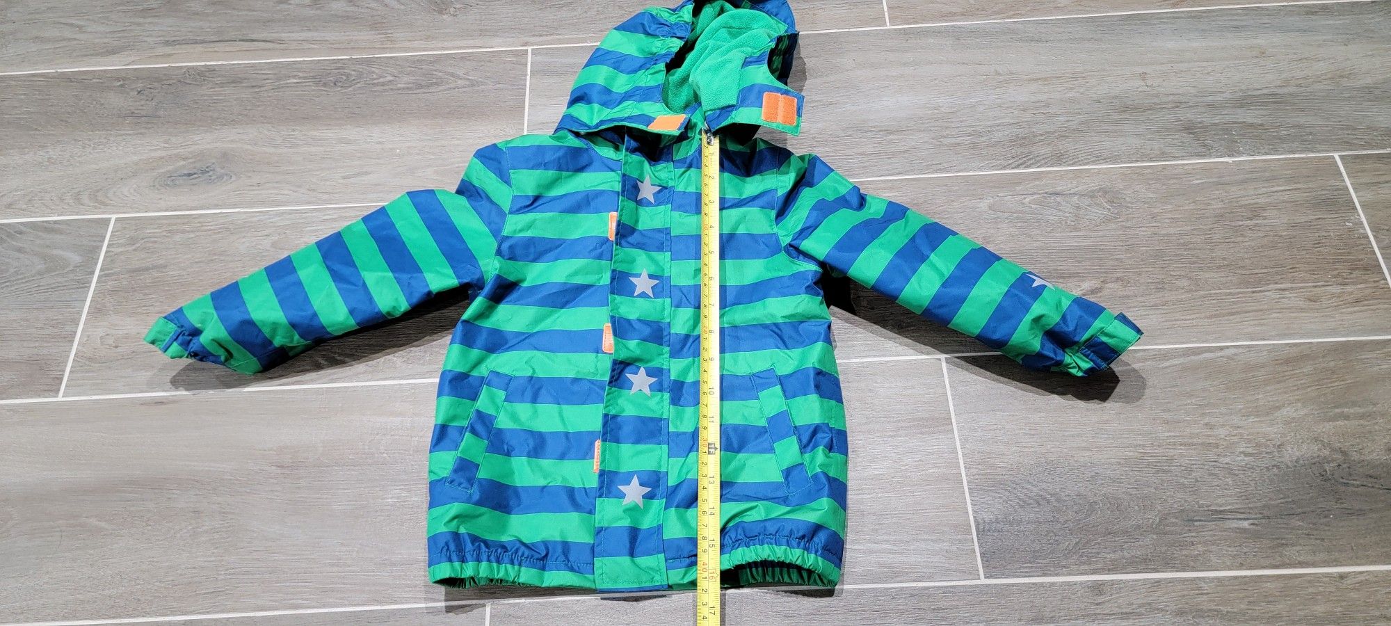 Ski Rain Jacket Coat With Reflective Star 