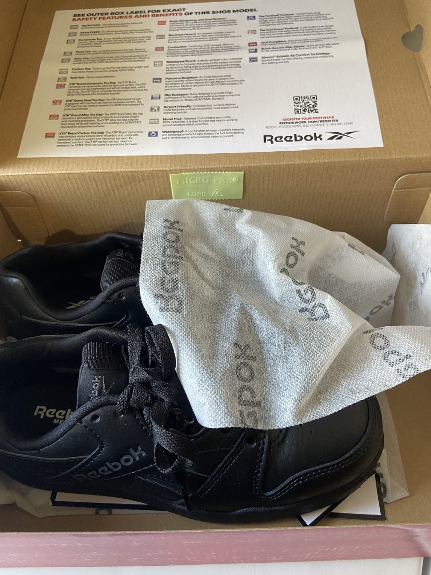 Reebok Steel Toe Shoes