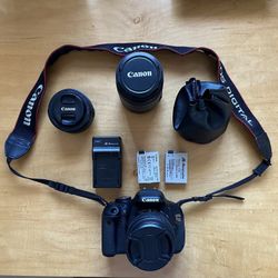 Canon EOS Rebel T3i w/accessories