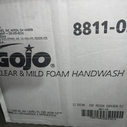 GOJO 8811-03 CLEAR & Mild Foam Handwash, 42 Oz Each, (3 PACK)