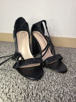Glitter Lace Heels