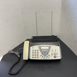 Brother FAX-575 Personal Office Fax Machine With Phone and Copier Tested Works