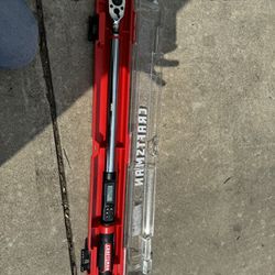 Craftsman 1/2” Torque Wrench With Digital Display 