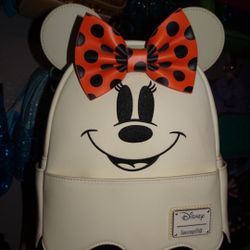 Ghost Minnie Backpack And Wallet Loungefly 