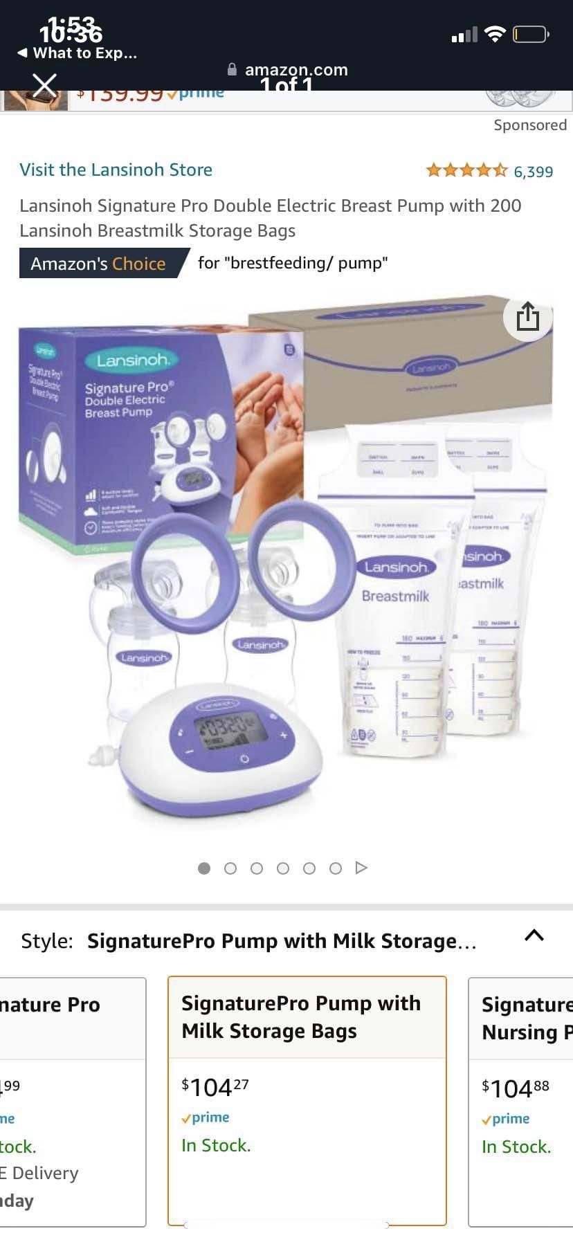 lansinoh breast pump