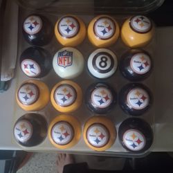Official NFL Pittsburgh Steelers Pool Balls
