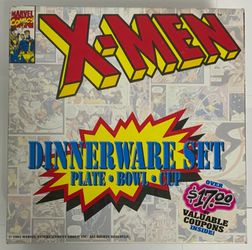 Zak Designs X-Men Dinnerware Plastic Plate Bowl & Cup Set In Box