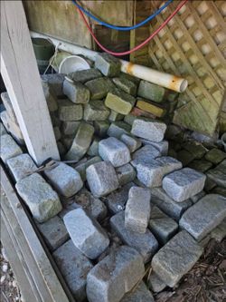 500+ huge lot Belgium blocks cobblestones landscaping jumbo paver granite cobble stone SOUTHOLD