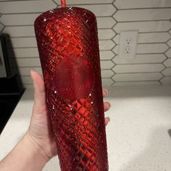 Red Starbucks Tumbler