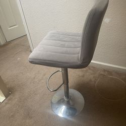 Adjustable Upholstered Stool