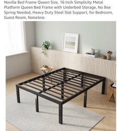 Queen Metal Platform Bed Frame