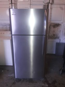 Refrigerator frigidaire brand 3 months warranty delivery and installation
