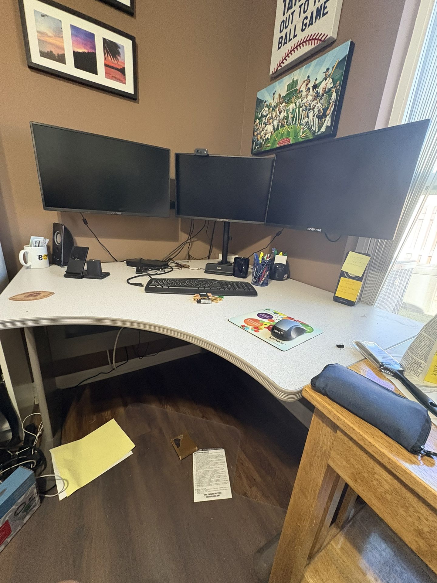 Corner Computer Desk Priced To Sell Fast