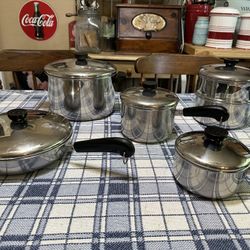 Revere Ware Tri-Ply Bottom Cookware Set