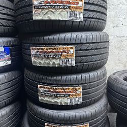 SET OF FOUR NEW TIRES 205/40/17 ARROYO GRANDSPORT A/S INCLUDING MOUNT AND BALANCE 