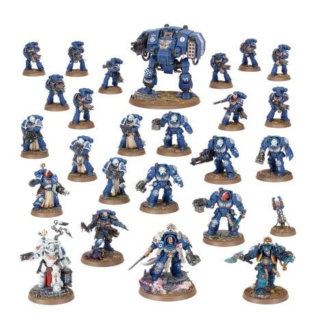 Space marine half of Leviathan box set 40K