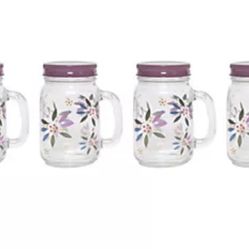 Temp-tations Old World S/4 15-oz Lidded Glasses with Handles