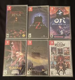 18 Sealed Nintendo Switch Games