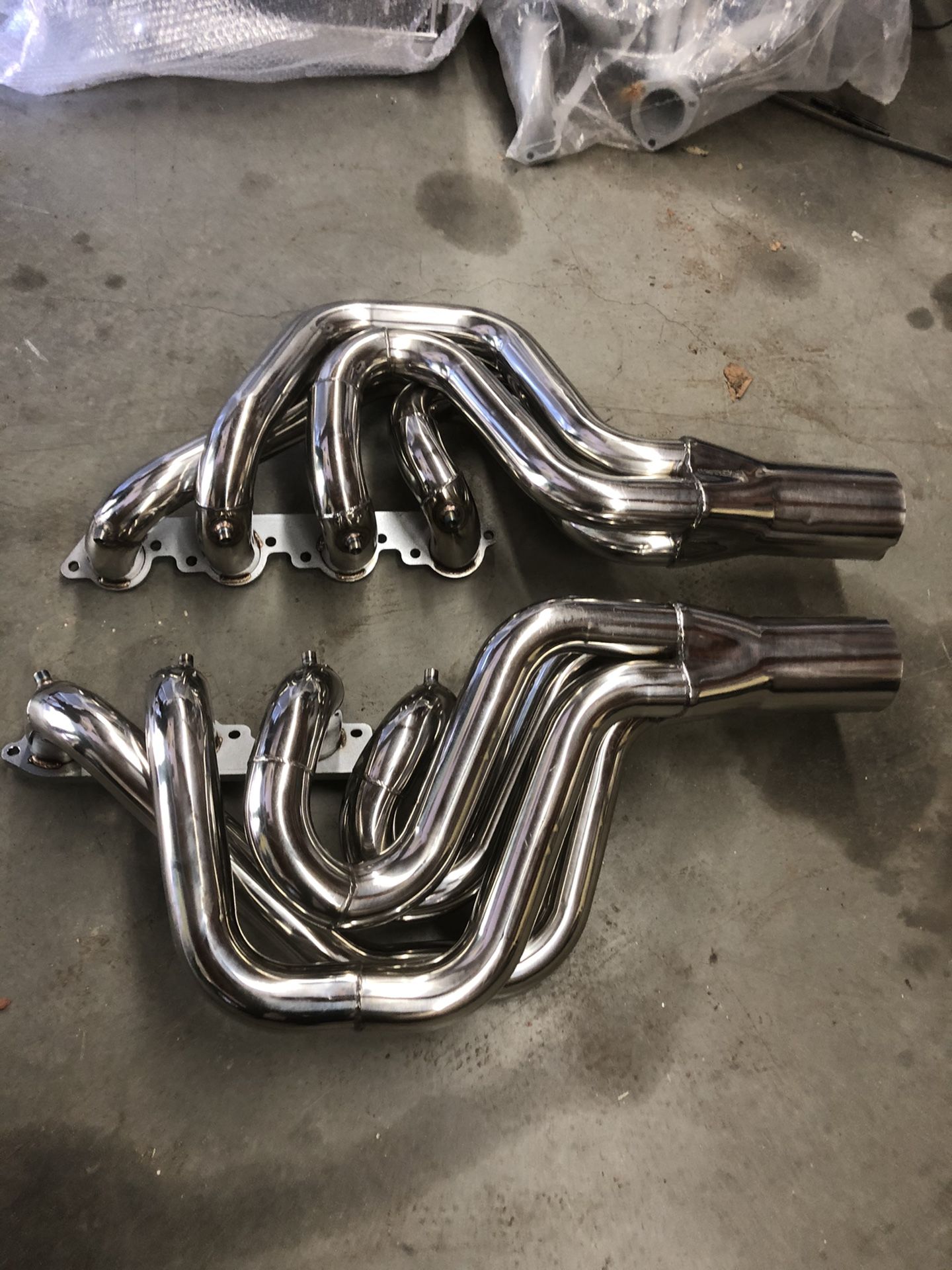 454 boat Headers