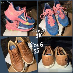 Two Pairs of Kids Sneakers – Nike & Old Navy