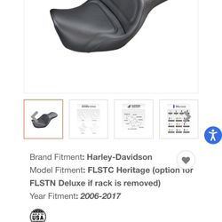 Sadleman Seat for a Harley Davidson