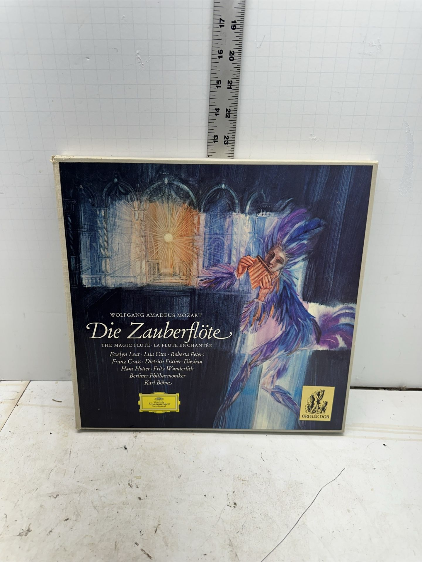 Mozart Magic Flute Lear Otto Peters Bohm BPO 3LP DGG Tulip Ster #08