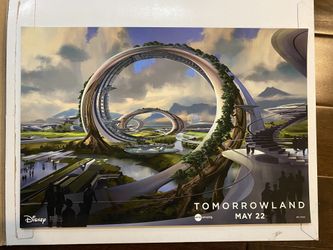Disney Tomorrowland 2015 Poster Print Kevin Tong LIMITED EDITION 810/1000 