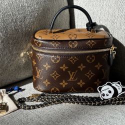 New Authentic Louis Vuitton Vanity PM Handbag Purse