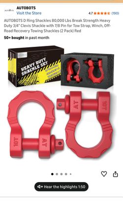 Red shackles