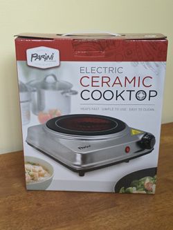 Parini electric ceramic cooktop portable