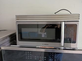 Bosch over the stove microwave oven