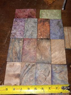 Stabilized Burl Wood Blocks
