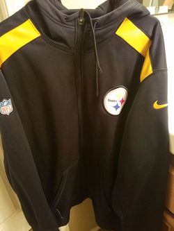 Steelers zip up sweatshirt
