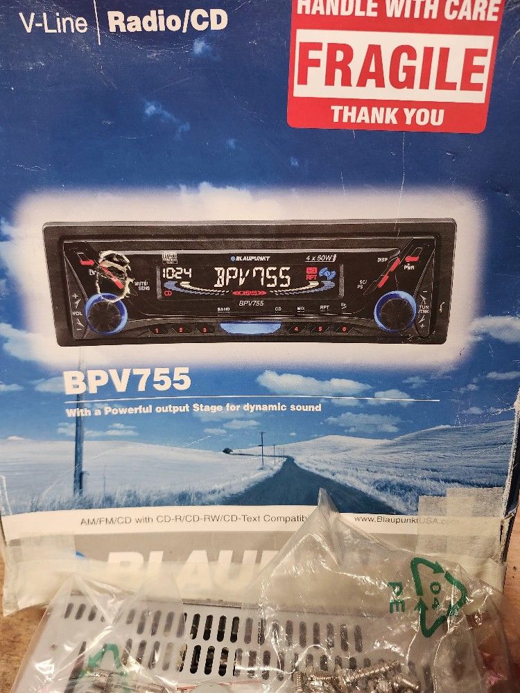 Blaupunkt BPV755 Single Din CD Player