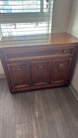 Thomasville wood cabinet